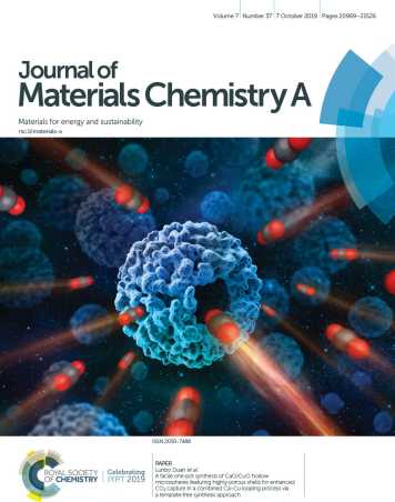 Cover journal of materials chemistry a